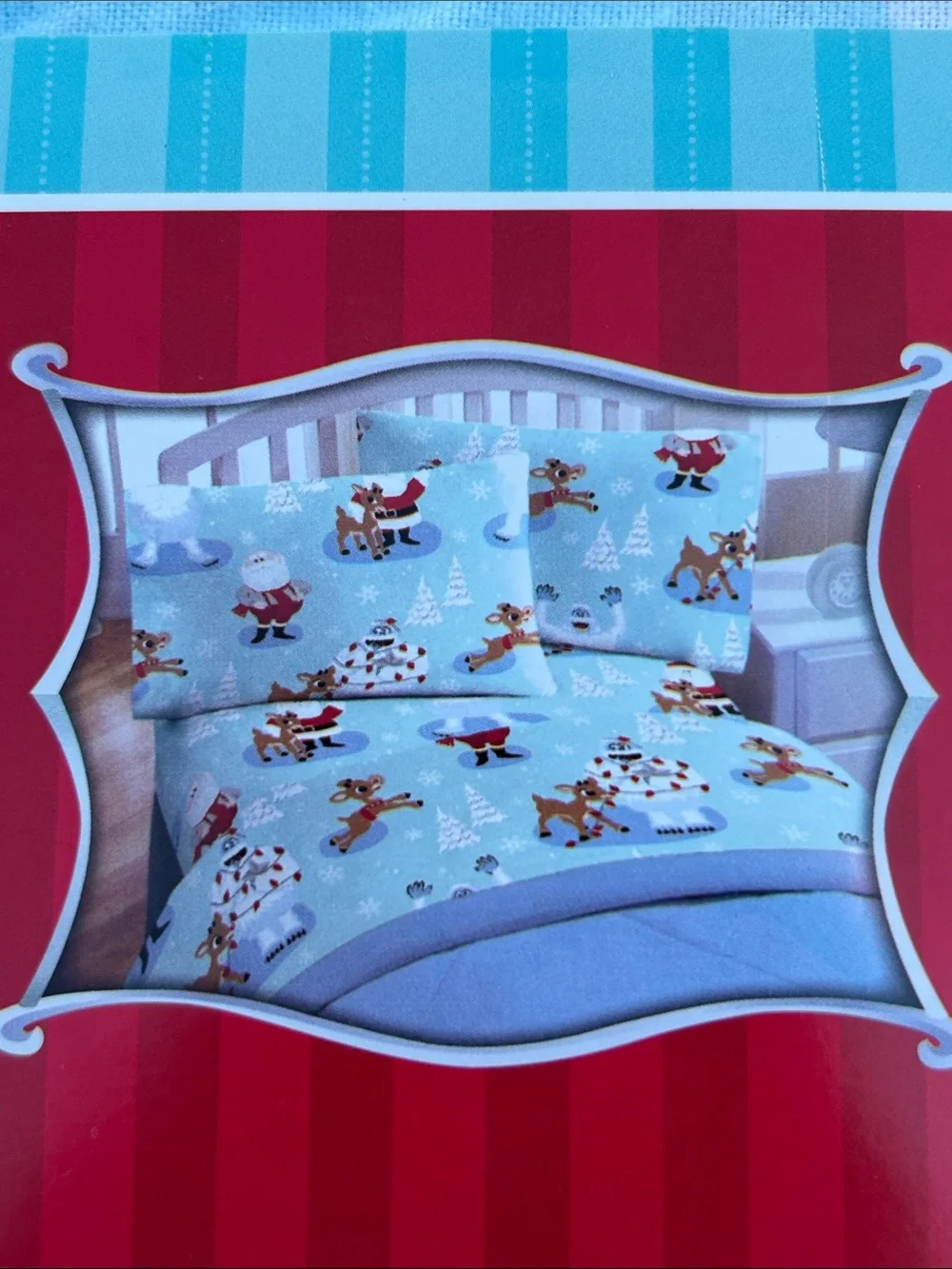 Rudolph Snow Day Flannel Sheet Set